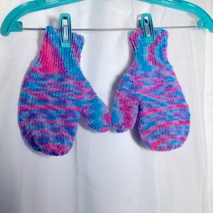 ⚡️B2🏷G1   Kids Colorful Knit Mittens